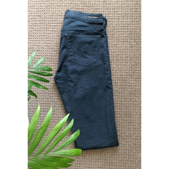 Ava Low-Rise Brushed Cotton Jeans (straight leg) - Picture 1 of 10